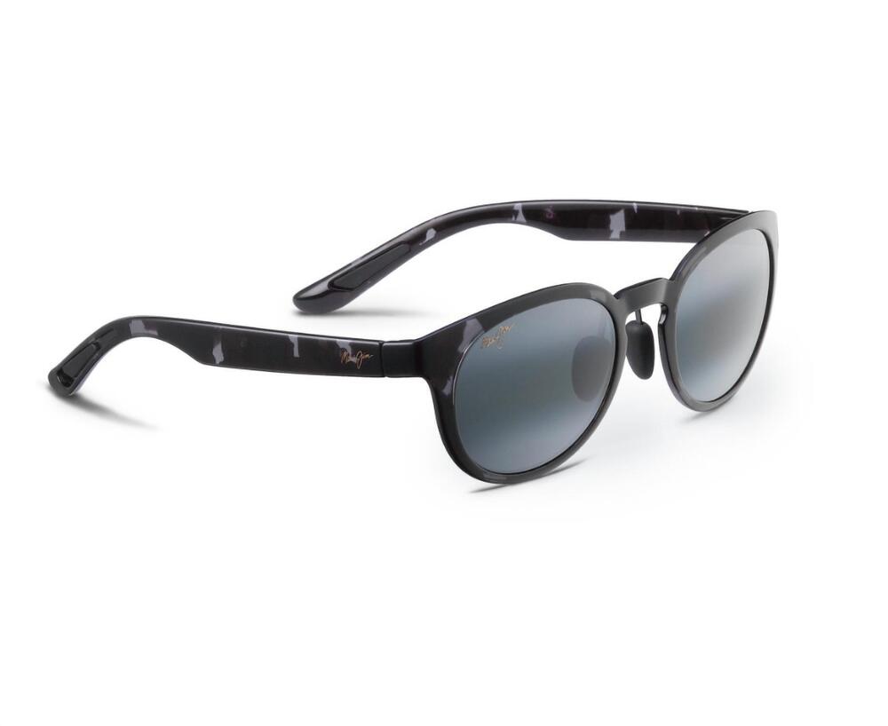 NEW MAUI JIM unisex keanae sunglasses in black grey tortoise / grey